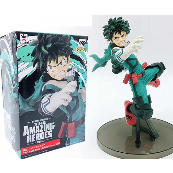FIGURA MY HERO ACADEMIA IZUKU MIDORIYA X1U EN CAJA 18CM