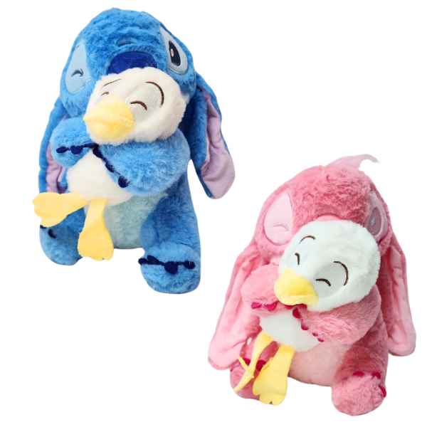 PELUCHE STITCH CON PATO 22CM