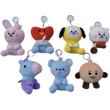 LLAVERO DE PELUCHE BTS 