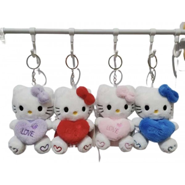 LLAVERO DE PELUCHE KITTY 