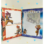 CARPETA DRAGONBALL HOJAS CON DISENO,CON STICKERS 