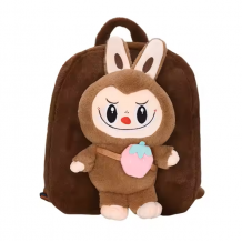 MOCHILA PELUCHE LABUBU X35CM MARRON